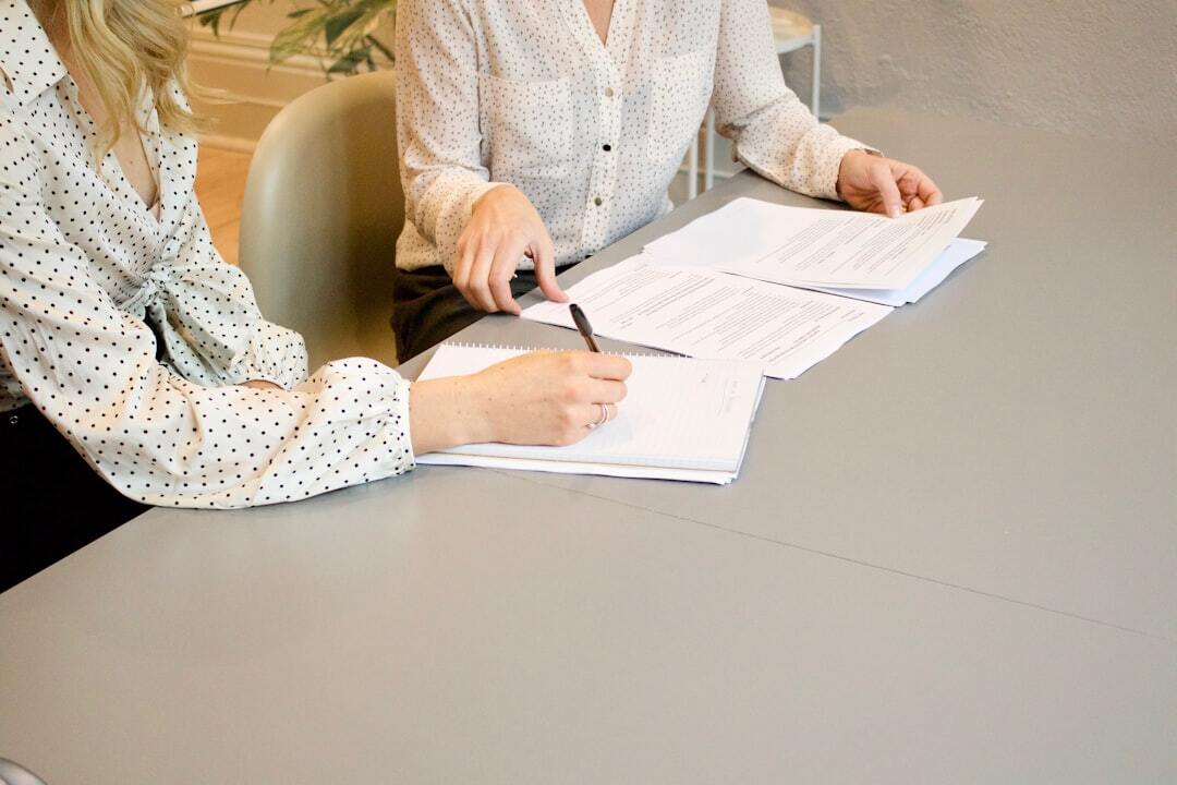 Person reviewing and signing will documents
